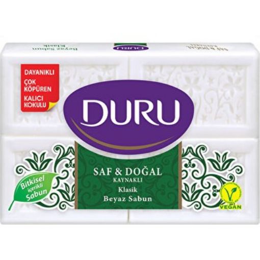 Picture of Duru Natural Source Highly Clinging White Soap 4 x 200 G