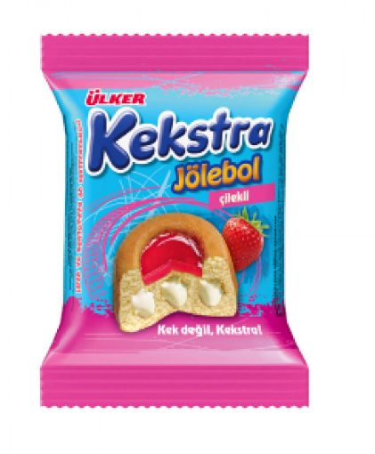 Picture of Ulker Kekstra Jolebol Strawberry 40 G