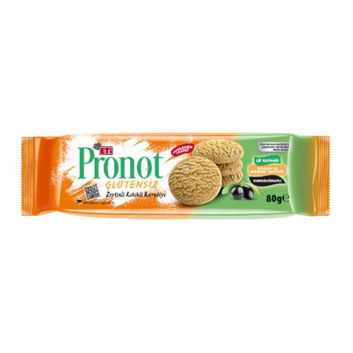 Picture of Pronot Gluten-Free Olive and Thyme Cookies 80 G