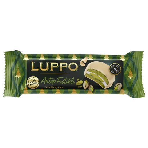 Picture of Luppo Pistachio Sandwich Cake chocolate 182 G