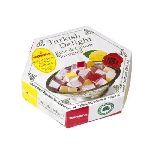 Picture of Koska Turkish Delight Rose & Lemon Flavored 250g