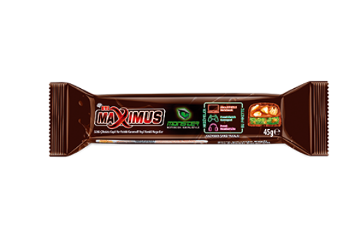 Picture of Eti Maximus Milk Chocolate Covered Peanut Caramel Bar 45 G