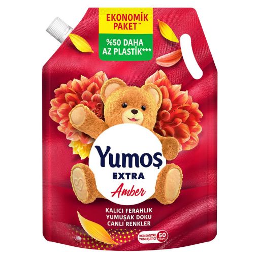 Picture of Yumos Extra Amber Concentrated Softener Pouch 1200 ml