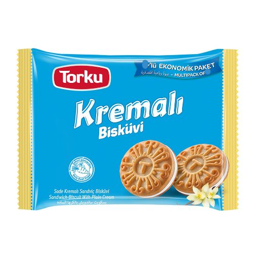 Picture of Torku Plain Cream Biscuits Economical Pack of 3 183 G