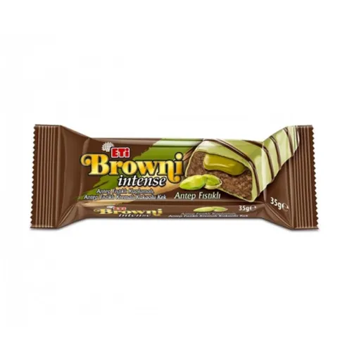 Picture of  Eti Browni Intense Cocoa Cake with Pistachio Coating 35 G