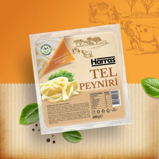 Picture of Harras Semi-Fat Fresh String Cheese 200g
