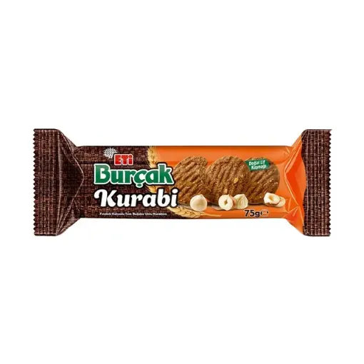 Picture of Eti Burcak Hazelnut and Cocoa Wheat Flour Cookies 75 g