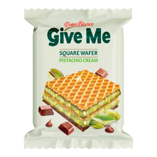 Picture of Rosso Bianco Give Me Square Wafer Pistachio Cream 30 G