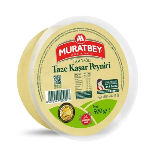 Picture of Muratbey Full Fat Fresh Kashar Cheese 500 g