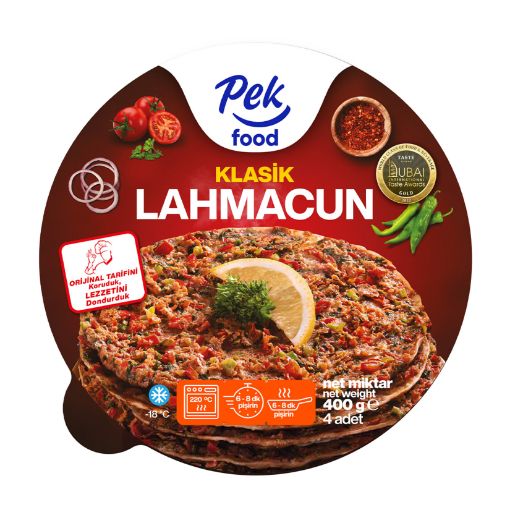 Picture of Pek Food Classic Lahmacun 400g (4 Pieces)