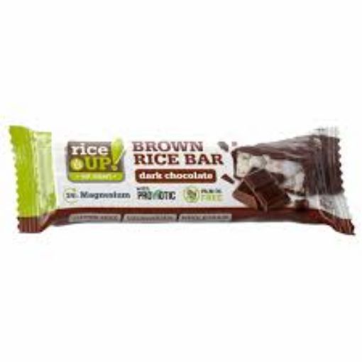 Picture of RiceUP! Brown Rice Bar, Dark Chocolate, 18g