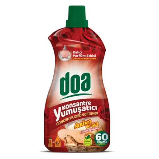 Picture of Doa Concentrated Fabric Softener Amber and Rose 60 Washes 1500 ml