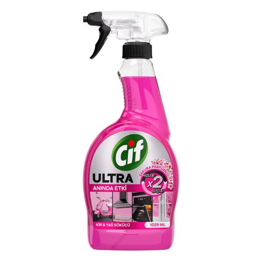 Picture of Cif Ultra Instant Effect Dirt and Oil Remover Sakura Perfume 1025 ml