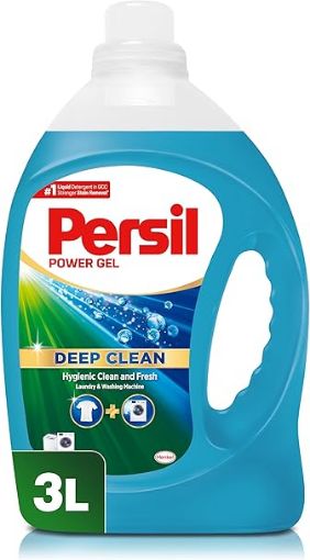 Picture of Persil Power Gel Liquid Laundry Detergent, With Deep Clean Technology 3 L 3,9 KG