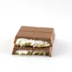 Picture of Patislove Angel's Hair Turkish Cotton Candy Pistachio Cream Milk Chocolate 180 G