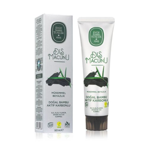Picture of Eyub Sabri Toothpaste with Natural Bamboo and Activated Charcoal 90 ml