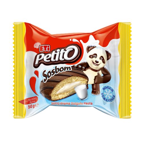 Picture of Eti Petito Sosbom Creamy Milk Filled Cake 50 g