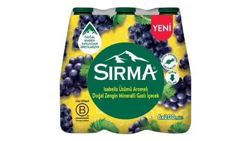 Picture of Sirma Isabella Grape Flavored 6 x 200 ml