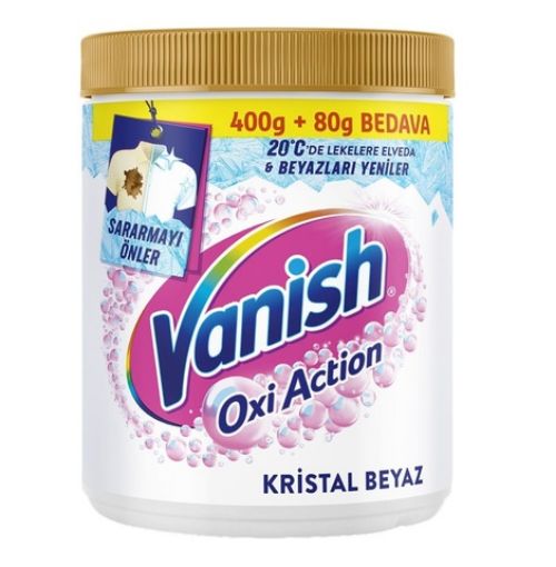 Picture of Vanish Oxi Action Crystal White Chlorine-Free Detergent 400g + 80g Free