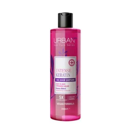 Picture of Urban Care Intense Keratin Intensive Damage Repair Hair Care Shampoo, 350 ml, Vegan