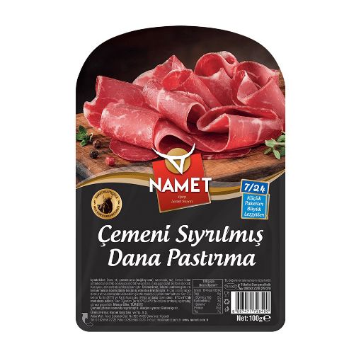 Picture of Namet Beef Pastirma (Cured Beef) with Fenugreek Paste Removed 110 g
