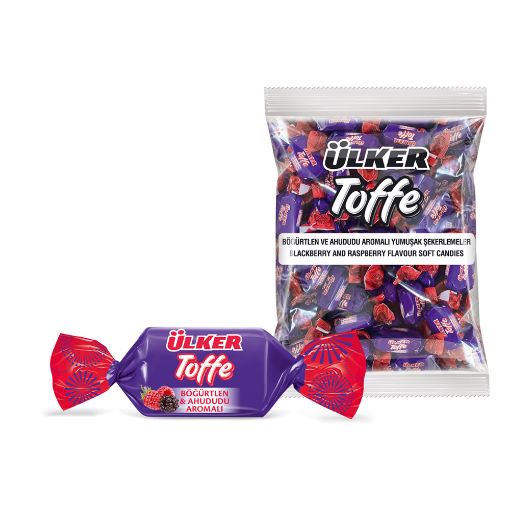 Picture of Ulker Toffe Blackberry and Raspberry Flavored Soft Candy 1 kg