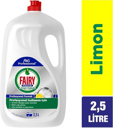 Picture of Fairy Professional Liquid Dish Detergent Lemon Scented, 2.5 L