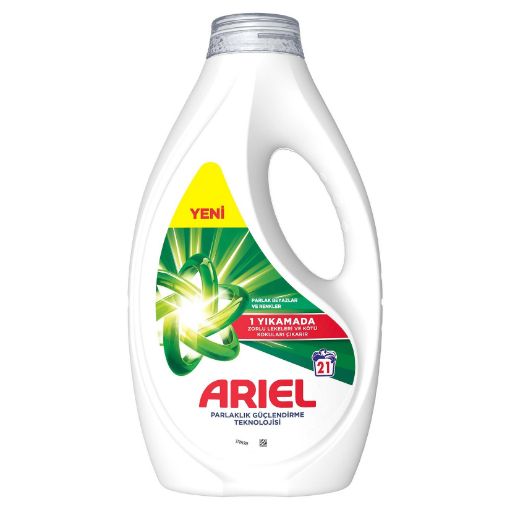 Picture of Ariel Liquid Laundry Detergent for Whites and Colors, 21 Washes, 945 ml