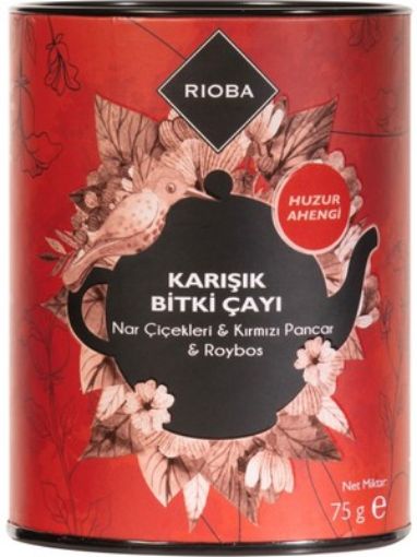 Picture of  Rioba Mixed Herbal Tea (Hibiscus, Red Beet & Rooibos) 75g