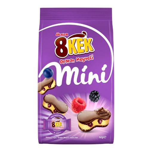 Picture of Ulker 8 Cakes Forest Fruit Mini Cakes 162g
