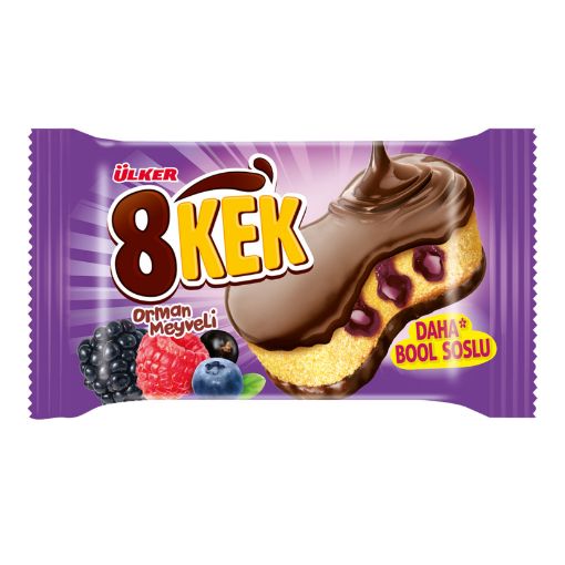 Picture of Ulker 8 Cakes Forest Fruit Flavored 55g