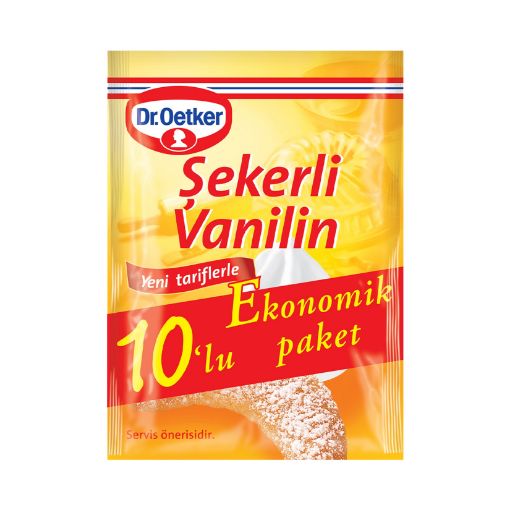 Picture of Dr Oetker Sugared Vanilla, 10-Pack, 50g